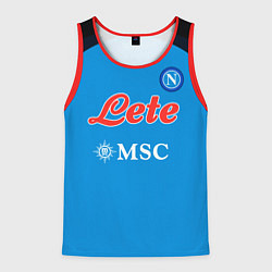 Майка-безрукавка мужская Наполи форма домашняя, цвет: 3D-красный