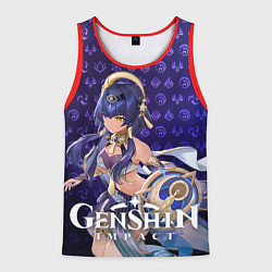 Майка-безрукавка мужская Кандакия элементали, цвет: 3D-красный