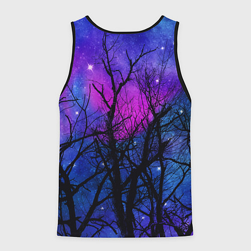 Мужская майка без рукавов Wednesday background / 3D-Черный – фото 2