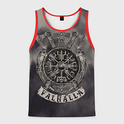Майка-безрукавка мужская Вальхалла викингов, цвет: 3D-красный
