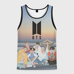 Мужская майка без рукавов BTS sunset