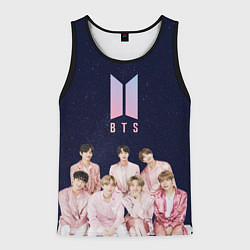 Майка-безрукавка мужская BTS starry sky, цвет: 3D-черный