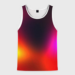 Майка-безрукавка мужская Абстрактная текстура, цвет: 3D-белый