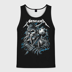 Майка-безрукавка мужская Metallica - Викинг, цвет: 3D-черный