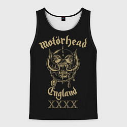 Майка-безрукавка мужская Motorhead England, цвет: 3D-черный