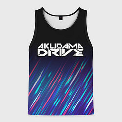 Майка-безрукавка мужская Akudama Drive stream, цвет: 3D-черный