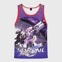 Майка-безрукавка мужская Аста Хонкай Стар Рейл, цвет: 3D-красный