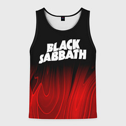 Майка-безрукавка мужская Black Sabbath red plasma, цвет: 3D-черный