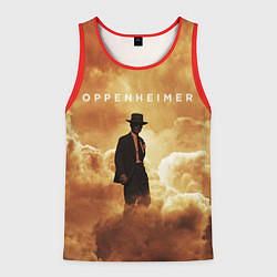 Майка-безрукавка мужская Оппенгеймер, цвет: 3D-красный