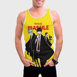Майка-безрукавка мужская Magic And Muscles, цвет: 3D-белый — фото 2