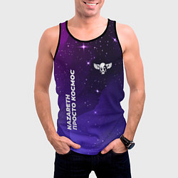 Майка-безрукавка мужская Nazareth просто космос, цвет: 3D-черный — фото 2