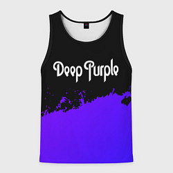 Майка-безрукавка мужская Deep Purple purple grunge, цвет: 3D-черный