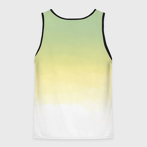 Мужская майка без рукавов Острые зубы тиранозавра Рекса / 3D-Черный – фото 2