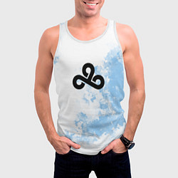 Майка-безрукавка мужская Cloud9 Облачный, цвет: 3D-белый — фото 2