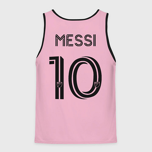 Мужская майка без рукавов Месси форма Интер Майами / 3D-Черный – фото 2