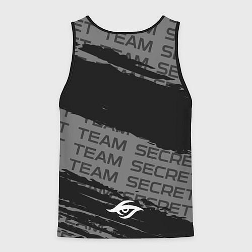 Мужская майка без рукавов Форма Team Secret / 3D-Черный – фото 2