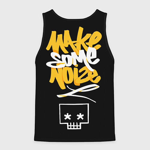 Мужская майка без рукавов Zombie - Noize MC / 3D-Черный – фото 2