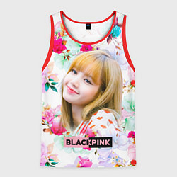 Майка-безрукавка мужская Blackpink Lisa, цвет: 3D-красный