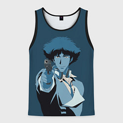 Мужская майка без рукавов Spike Spiegel blue