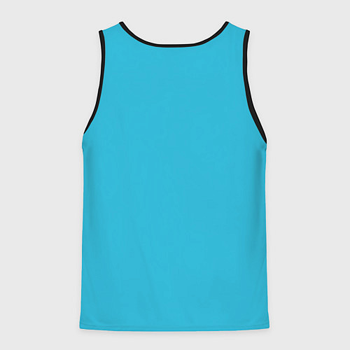 Мужская майка без рукавов Влюблённый взгляд / 3D-Черный – фото 2