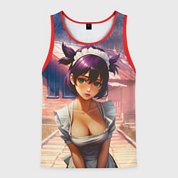 Майка-безрукавка мужская Лена - Бесконечное лето, цвет: 3D-красный