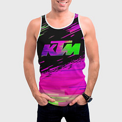 Майка-безрукавка мужская KTM Freeride, цвет: 3D-белый — фото 2