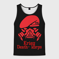 Майка-безрукавка мужская Krieg, цвет: 3D-черный