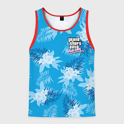 Мужская майка без рукавов Цветочный паттерн - GTA vice city