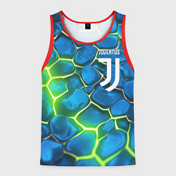 Мужская майка без рукавов Juventus blue green neon