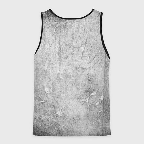 Мужская майка без рукавов F*ck you you F*cking F*ck на стене / 3D-Черный – фото 2