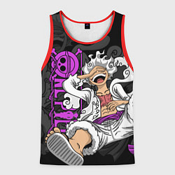 Майка-безрукавка мужская One piece - Gear 5- purple, цвет: 3D-красный