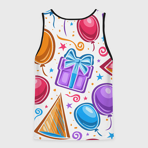 Мужская майка без рукавов Вечеринка / 3D-Черный – фото 2