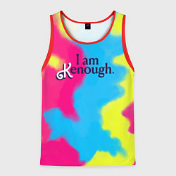 Майка-безрукавка мужская I Am Kenough Tie-Dye, цвет: 3D-красный