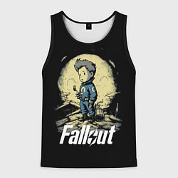 Майка-безрукавка мужская Fallout boy, цвет: 3D-черный