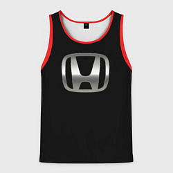 Майка-безрукавка мужская Honda sport auto, цвет: 3D-красный