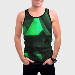 Майка-безрукавка мужская Геометрические фигуры, цвет: 3D-черный — фото 2