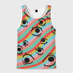 Майка-безрукавка мужская Not to panic, цвет: 3D-белый