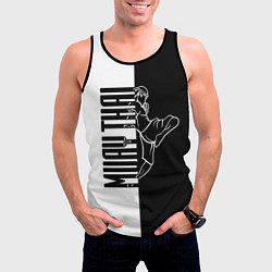 Майка-безрукавка мужская Muay-Thai, цвет: 3D-черный — фото 2