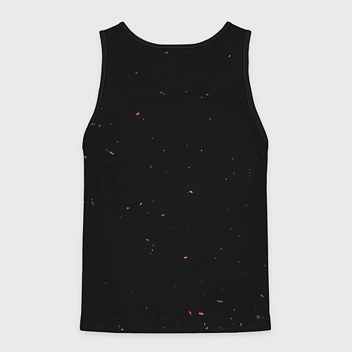 Мужская майка без рукавов Пустой рыцарь / 3D-Черный – фото 2