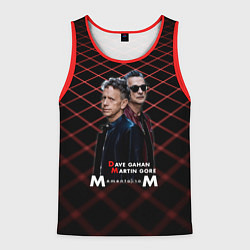 Майка-безрукавка мужская Depeche Mode - Dave Martin memento mori tour, цвет: 3D-красный