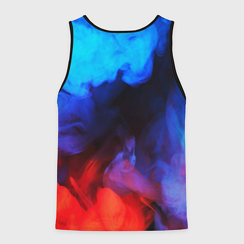 Мужская майка без рукавов Alan Wake неоновый дым / 3D-Черный – фото 2