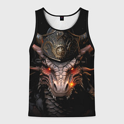 Майка-безрукавка мужская Волшебный хозяин зимы, цвет: 3D-черный