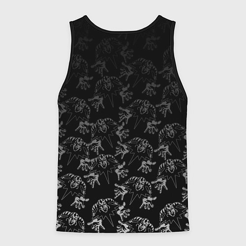 Мужская майка без рукавов Король и шут - паттерн / 3D-Черный – фото 2