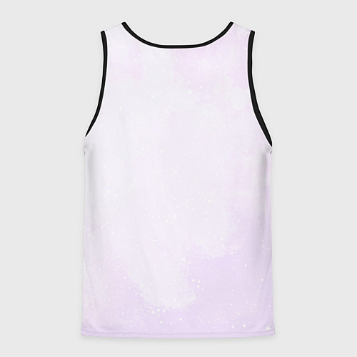 Мужская майка без рукавов Милый фиолетовый дракон / 3D-Черный – фото 2