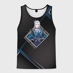 Майка-безрукавка мужская Нёвиллет в ромбе, цвет: 3D-черный