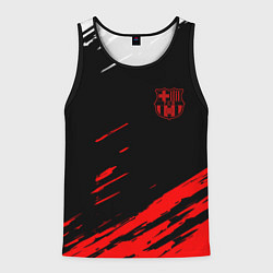 Майка-безрукавка мужская Барселона краски, цвет: 3D-черный
