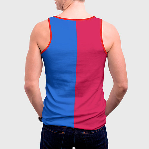 Мужская майка без рукавов Помни в ужасе The amazing digital circus / 3D-Красный – фото 4