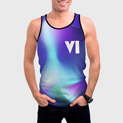 Майка-безрукавка мужская GTA 6 northern cold, цвет: 3D-черный — фото 2