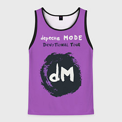 Майка-безрукавка мужская Depeche Mode devotional tour, цвет: 3D-черный