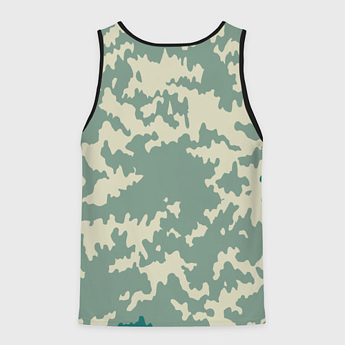 Мужская майка без рукавов Не надо стесняться своих комплексов Тополь / 3D-Черный – фото 2